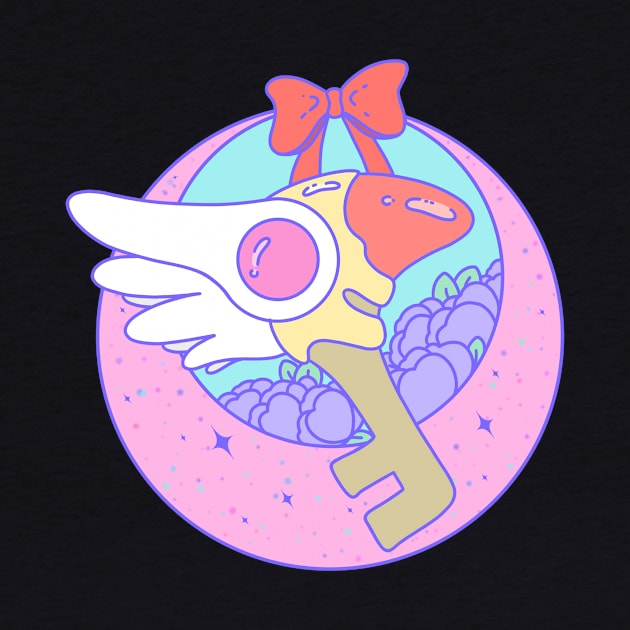 Sakura Bird Key by Cosmic Queers